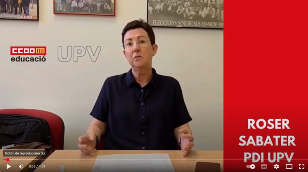 video de Roser Sabater sobre Decreto